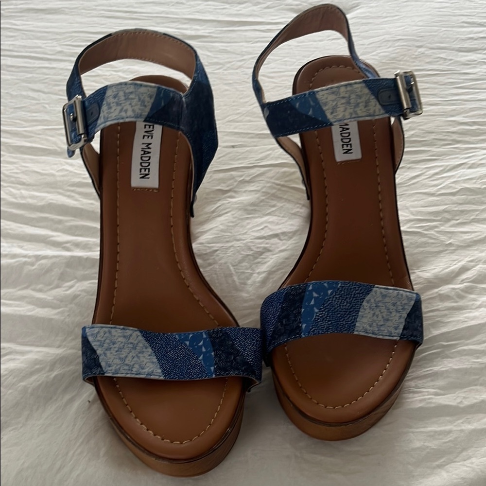 Steve Madden Women's Blue Sandals